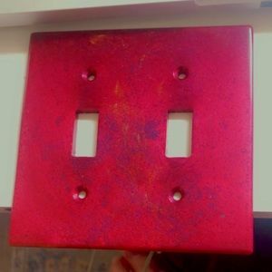 Handmade light switch cover